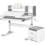 Комплект (S) Evo-Kids TH-330 Grey (парта + тумба) (арт. TH-330 + BD C3_GREY) - Pampik