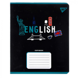 Тетрадь предметная YES Black Английский язык А5, 48 страниц (767475) - Pampik