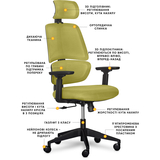 Крісло Mealux Leo Air Green (арт.Y-543 KZ) - Pampik - 2