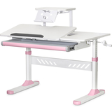 Дитячий стіл Evo-кids TH-310 з полицею S30 Pink (арт.TH-310 W/PN + BD-S30 PN) - Pampik
