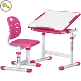 Комплект Evo-kids (стіл+стілець) Evo-05 Ergo Pink (арт. Evo-05 Ergo PN) - Pampik