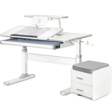 Комплект (S) Evo-Kids TH-320 Grey (парта + тумба) (арт.TH-320 + BD C3_GREY) - Pampik