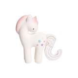 Брязкальце-прорізувач Tikiri 95603 Єдиноріг, каучук, білий (24968) - Pampik