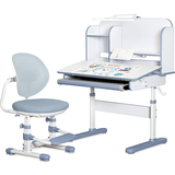 Комплект мебели (стол + стульчик + полка + лампа) Mealux Nemo XL Dark Blue (арт. BD-39 BL) - Pampik