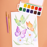 Фарби акварельні Yes Orange Line 12 кольорів, медові, без пензлика (110299) - Pampik - 8