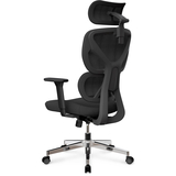 Крісло Mealux D1 Air Fabric Black (арт. HF-D1 F/B) - Pampik - 6