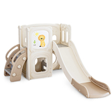 Дитячий ігровий комплекс Mealux Tower White / Brown (арт. KD-B013 White / Brown) - Pampik