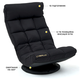 Геймерское кресло Cyberlux Flex Fabric Black (арт. GM-03 B) - Pampik - 2