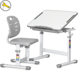 Комплект Evo-kids (стіл+стілець) Evo-05 Ergo Grey (арт. Evo-05 Ergo G) - Pampik