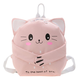 Дитячий рюкзак Evo-Kids Small Cat Pink, рожевий (2418-23 Pink Cat) - Pampik