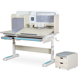 Детский стол Mealux Winnipeg Multicolor Plus MG Blue (арт. BD-630 MG+BL с тумбой) - Pampik - 2