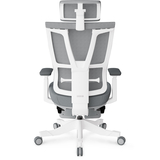 Кресло Mealux S6 Air Fabric Grey White (арт. HF-S6 F/GW) - Pampik - 4