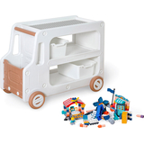 Детская игрушка-стеллаж Mealux Timon (арт. KD-E184 Coffee) - Pampik