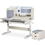 Детский стол Mealux Winnipeg Multicolor Plus MG Grey (арт. BD-630 MG с тумбой) - Pampik - 3