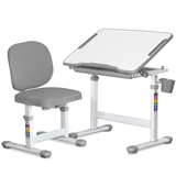Комплект Evo-kids (стіл+стілець) Evo-06 Plus Grey (арт. Evo-06 Plus G) - Pampik