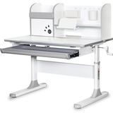 Дитячий стіл Mealux Edmonton Multicolor G з полицею (арт. BD-610 W/MC + G з полицею) - Pampik