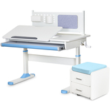 Комплект (S) ErgoKids TH-325 (письменный стол + тумбочка) (арт.TH-325 + BD C3_ СИНИЙ) - Pampik