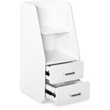 Тумбочка Mealux BD-C12 White с надстройкой (арт. BD-C12 W) - Pampik - 2