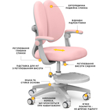 Дитяче крісло Mealux Sprint Duo Pink (арт.Y-412 KP) - Pampik - 2