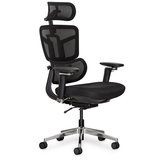 Крісло Mealux S4 Air Fabric Black (арт. HF-S4 F/B) - Pampik