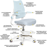 Детское кресло Mealux Fantasy Air KBL (арт.Y-608 KBL) - Pampik - 2