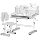 Комплект меблів (стіл + стілець + полиця) Mealux BD-29 Panda XL Grey (арт. BD-29 G) - Pampik - 2