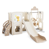 Детский игровой комплекс Mealux Castle White/Brown (арт. KD-B014 White/Brown) - Pampik