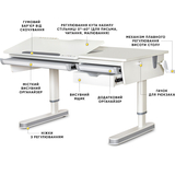 Дитячий стіл Mealux Montreal 2 WG Lite (арт.BD-670-2 WG Lite) - Pampik - 2
