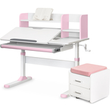 Комплект (S) Evo-Kids TH-330 Pink (парта + тумба) (арт.TH-330 + BD C3_PINK) - Pampik