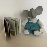 Игровой набор Tikiri 78101: комфортер и книжечка, каучук, синий (37435) - Pampik - 4