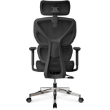 Крісло Mealux D1 Air Fabric Black (арт. HF-D1 F/B) - Pampik - 5