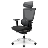 Крісло Mealux S8 Air Fabric Black (арт. HF-S8P F/B) - Pampik - 8