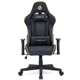 Геймерське крісло Cyberlux G41 Black (арт. GM-G41 FB) - оббивка екошкіра / колір чорний (коробок 1 шт.) - Pampik - 12