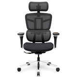 Крісло Mealux S4 Air Fabric Black (арт. HF-S4 F/B) - Pampik - 2