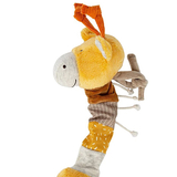 Брязкальце м'яке на коляску Sigikid Жирафа, 11 см, жовтий (43165/38280) - Pampik - 4