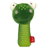 Мягкая погремушка Sigikid Жабка, зеленый (42603/37003) - Pampik