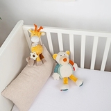 Брязкальце м'яке на коляску Sigikid Жирафа, 11 см, жовтий (43165/38280) - Pampik - 8