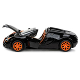 Радиоуправляемая машина Rastar Bugatti, 30 см, черный (70400/33214) - Pampik - 3