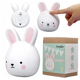 Ночник светодиодный Reer LumiLu Зайчик, 9.1х6.8х12.3 см, белый (52200/33155) - Pampik - 5