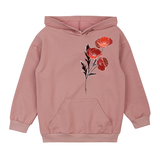 Худі Garnamama Basic Hoodie 2-х нитка наклейка вышиванка 134 Розовый (1052233.1418019) - Pampik