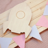 Нічник дерев'яний бездротовий Reer Ракета, натуральний (52157/33149) - Pampik - 2