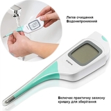 Термометр електронний Reer ColourTemp з підсвічуванням, біло-зелений (98030/27906) - Pampik - 8