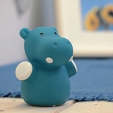Ночник светодиодный мини Reer LumiLu Бегемот, 5.5х5.3х8.5 см, голубой (52353/33170) - Pampik - 2