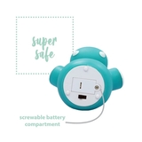 Ночник светодиодный мини Reer LumiLu Бегемот, 5.5х5.3х8.5 см, голубой (52353/33170) - Pampik - 4