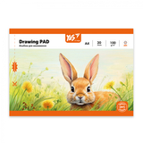 Альбом для малювання Yes Orange Line Pets, А4, 20 аркушів (130608) - Pampik - 2