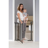 Безопасная ограда-барьер для дверей Reer + дополнительное крепление, серый (46031/23635) - Pampik - 4