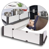 Захисний бар'єр на плиту Reer SimplySafe, білий (20030/24758) - Pampik - 4