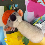 Погремушка мягкая-пищалка Moulin Roty, бежевый (668004/37501) - Pampik - 3