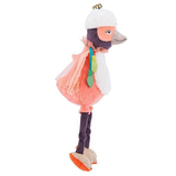 Мягкая игрушка Moulin Roty Птичка, розовый (668021/) - Pampik - 3