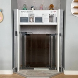 Безопасная ограда-барьер для дверей Reer + дополнительное крепление, серый (46031/23635) - Pampik - 11